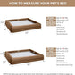 WNPETHOME XXXL Big Dog Bed, Washable Dog Couch with Removable Waterproof Cover, Orthopedic Large Pet Sofa Bed with Bolster Sides for Sleeping