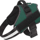 Bolux Dog Harness, No-Pull Reflective Dog Vest, Breathable Adjustable Pet Harness with Handle for Outdoor Walking - No More Pulling, Tugging or Choking (Dark Green, M)