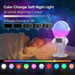 Astronaut Sunrise Alarm Clock for Kids, White Noise Sound Machine with 30 Soothing Sounds, 22 Dimmable Nightlights, Bluetooth Speaker, Dual Digital Alarm Clocks, Wake Up Light for Bedroom, Adults