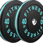 2 Inch Bumper Plates，10-500lbs，Barbell Rubber Olympic Weight Plates Set for Home Gym, Strength Training & Weight Lifting, Multiple Options Colors
