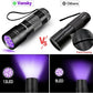 Black Light UV Flashlight,Vansky Blacklight 12 LED Urine Detector For Dog/Cat/Pet Urine & Dry Stains and Bed Bug On Carpets/Rugs/Floor,Matching with Pet Odor Eliminator