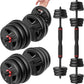 Adjustable Dumbbells, 20/30/40/55/60/70/80/90lbs Free Weight Set with Connector, 2 or 3 in 1 Dumbbells Used as Barbell, Kettlebells, Fitness Exercises for Home Gym Suitable for Men/Women