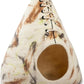 Luxurious Eco-Friendly Merino Wool Cat Cave Bed Teepee Design - Foldable Hideaway Pod for Indoor Cats - Premium Felt Kitten Beds - Covered Cat House for Ultimate Cozy Comfort by Woolygon