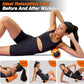 Foam Roller,High Density 15" Foam Roller, Wave Textured Massage Back Roller for Deep Muscle Massage Pilates Yoga,Fitness Exercise Roller for Whole Body Release(Orange)