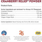 NaturVet – Cranberry Relief Plus Echinacea | Helps Support a Healthy Urinary Tract & Immune System (50g Powder)