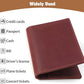 Jack&Chris Leather Passport Holder, Handmade Passport cover, Travel Wallet Cover Case for Men and Women, Leather Travel Documents Organizer Protector, JC107