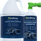 Eco Strong Outdoor Odor Eliminator Outside Dog Urine Enzyme Cleaner Powerful Pet, Cat, Animal Scent Deodorizer | Professional Strength for Yard, Turf, Kennels, Patios, Decks (160 oz Bundle w Sprayer)