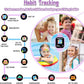 Kids Smart Watch Gift for Girls Ages 3-12, IP67 Waterproof, 32 Puzzle Games, HD Touchscreen Dual Camera Vedio Pedometer Music Player, Kids Watch Toy Birthday Gifts for Girls Ages 5 6 7 8 9 10 (Purple)