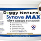Synove Max Soft Chews for Dogs (240 Count) Beef Flavor, Joint Supplement, Glucosamine, Turmeric, Boswelllia serrata, Creatine Naturally Derived Ingredients better than synovi g4 soft chew