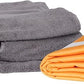 Dock & Bay Beach Towel - Quick Dry, Sand Free - Compact, Lightweight - 100% Recycled - Includes Bag - Cabana - Ipanema Orange - Extra Large (200x90cm, 78x35)