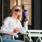 Insulated Water Bottle | Thickened Stainless Steel Vacuum Metal | Portable Sports Water Jug for Gym and Hiking with Straw, Carrier Bag, Handle Strap | BPA-Free 32 oz, Pink