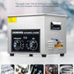 CREWORKS 10L Ultrasound Cleaning Machine with Heater and Timer, 240W Stainless Steel Ultrasonic Washing Machine, 2.6 gal Professional Ultrasound Parts Cleaning Machine for Lab Tool Glasses Auto Part