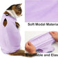 Cat Recovery Suit, Surgical Recovery Clothes for Abdominal Wound or Skin Disease, Cats Onesie After Surgery and Spay, E-Collar Alternative Pajama Suit (Purple, Small)