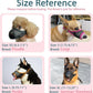 LUCKYPAW Dog Muzzle, Mesh Muzzle for Large Medium Small Dogs, Soft Mouth Guard for Biting Chewing, Breathable Mouth Guard with Adjustable Strap for Training(Hot Pink, L(Snout:9.75"-11"))