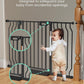 Mom's Choice-GROWNSY Baby Gate for Stairs, 29"-43" Pressure Mounted Pet Gate for Doorways-Auto Close Dog Gate for The House-Easy Installation & Walk Thru Wide Safety Gate, Black