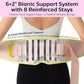 Back Brace for Lower Back Pain Relief, 8X Powerful Support System,Lumbar Support Belt for Men & Women Ergonomic 3D knitted Design with Adjustable Strap for Fitness Running Home Pilates Pink M