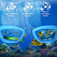 Kids Swim Goggles, Swimming Goggles for Kids Toddlers 3-14 with Swim Cap, Nose Clip, Nose Bridge, Ear Plugs