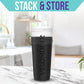 '-2 Pack- 14 oz Protein Shaker Bottles for Protein Mixes - 2x Wire Whisk | Leak Proof Shaker Cups for Protein Shakes and Pre Workout | Protein Shaker Bottle Pack | Protein Mixer Cup