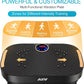 AXV Vibration Plate Fitness Platform Exercise Machine Vibrating Lymphatic Drainage Shaking Full Body Shaker Workout Vibrate Stand Shake Board Sport Gym for Weight Loss Fat Burner for Women Men