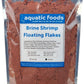 Aquatic Foods Inc. Brine Shrimp Flakes for Freshwater Cichlids, Angels, Tetras, Guppies, Marine Tangs, Butterflies, Angelfish, Anthias, Clown Fish. WL…1/2-lb Foil Pouch Bag