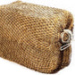Bloomoak Slow Hay Net Feeder for Horses, Durable Soft Black PE 2/3 String Hay Bales Bags, Fit 36x18x18 to 47x25x17 Inches, Extends 50-64 Inches (3 1.6" Hole/1PC)