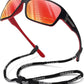 STORYCOAST Polarized Sports Sunglasses for Men Women Unbreakable Frame Cycling Fishing Driving