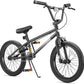 67i Boys BMX Bike 18/20 Inch Ages 8-12 Kids Bicycle with Front Rear U Brake Adjustable Seat Iron Fork 2.09" Wide Tires