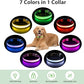 PcEoTllar Light up Dog Collar for Night Walking - LED Dog Collar Light Rechargeable Color Changing, Glow in The Dark Dog Collars Waterproof Glowing Dog Collars for Large Small Medium Dogs