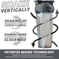 Yeti 2.0 Vortex Blender Shaker Bottle Holds upto 27oz | No Blending Ball or Whisk | USA Made | Portable Pre Workout Whey Protein Drink Shaker Cup | Mixes Cocktails Smoothies Shakes | Top Rack Safe