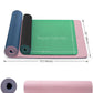 Heathyoga Eco Friendly Non Slip Yoga Mat, Body Alignment System, SGS Certified TPE Material - Textured Non Slip Surface and Optimal Cushioning,72"x 26" Thickness 1/4"