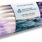 Oceanfoam Tidal Roller - Purple Marbled - Muscle Massage Foam Roller for Back Pain & Stretching - Firm and Ergonomic Wide Wave Textured - Yoga, Athletics, & Wellness - Full Size, 20" x 5"