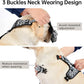 IVY&LANE No Pull Dog Harness with Leash Set, Reflective No Choke Pet Vest,Adjustable Oxford Dog Vest Harness with Easy Control Handle for Large Dogs (Vintage Blue,L)