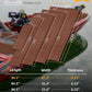 FOCEAN Boat Flooring EVA Foam Boat Decking Faux Teak Marine Flooring Boat Mat Boat Carpet Sheet for Motorboat RV Yacht Kayak Surfboard, 94.5"x 47.2"/35.4"/23.6"/15.7"