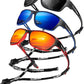 KALIYADI Polarized Sunglasses for Men, Sports Sun Glasses for Driving Cycling Fishing with UV protection