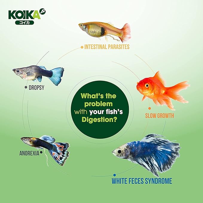 KOIKA BAC+ Aquarium Probiotics, Pleasant Smell, Disease Resistance, Immunity Boosting (BAC+ (New Formula), 105ml)