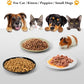 3PCS Cat Food Bowl,Ceramic Cat Dish for Indoor Cats,Wide Shallow Cat Bowls for Dry and Wet Food,Anti Whisker Fatigue Cat Plates for Kitten Cats or Dogs