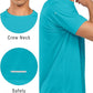 NORTHYARD Men's Athletic Running T-Shirts Quick Dry Workout Shirts Short-Sleeve Sports Gym Tee Tops Performance Activewear