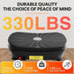 ALSO GO Vibration Plate Exercise Machine, Vibration Platform Machine for Lymphatic Drainage, 9 Preset Auto Mode & 99-Level Board for Weight Loss Shaping, with Resistance Bands, 330lbs Capacity