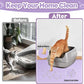 Cat Litter Mat, Extra Large 40" x 28" Silicone Mat Litter Trapping Mat for Scatter Control, Soft on Kitty Paws, Easy to Clean (Purple)
