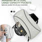 HiRui Arm Bag & Wrist Bag Phone Holder, Sports Running Armband for Gym, Cycling & Workout, Compatible with iPhone 16/15/14 Series, Samsung Galaxy & More, Reflective, Adjustable, Secure Fit (Gray)