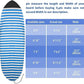 UCEDER Surfboard Sock Cover,Lightweight Stretch Board Bag for Sun Protection,Foldable Surfboard Sock Sleeve Perfect for Travel and Transportation