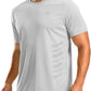 G Gradual Men's Workout Shirts Quick Dry Athletic Running T-Shirts Lightweight Moisture Wicking Short Sleeve Sports Gym Tops