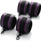 6pcs Black PU Adjustable Straps Sports Training Fitness Gear Home Yoga Set
