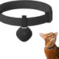 Safety Cat Collar Pro and Tag Set - U.S. IDA Gold Award, Elastic Release Cat Collar Charm Tag, Non Breakaway Cat Collar Adjustable with Charm for Kitten Small Large Cats (Midnight Black, S)