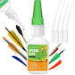 Arrow Fletching Glue, 20g Clear Fast-Dry Insert Adhesive for Arrow Vanes, Feathers & Fletching ??Super Bond Arrow Glue for Carbon, Aluminum & Wood Shafts, Waterproof & Precision Tip