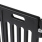 BIRDROCK HOME Dog Playpen w/Door, 12 Panel, 25.6in H | Strong Plastic, Non-Slip Puppy Playpen, Secure Pet Gate | Indoor Outdoor Fence | Configurable Panels | Small to Medium Pets - Black