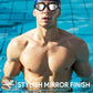 Swim Goggles, Polarized Adult Swimming Goggles Bungee Strap No Hair Pulling Anti-fog Pool Goggles for Men Women