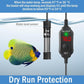 AquaMiracle Adjustable 15W Aquarium Heater Submersible Fish Tank Heater Super Short Aquarium Heater with LED Digital Display Thermostat, for Tanks 1-3 Gallons