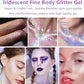 Go Ho Chameleon Light Purple Body Glitter Gel,Color Changing Light Purple Face Glitter,Holographic Fine Chunky Sequins Glitters,Reflective Sparkly Festival Rave Accessories