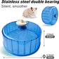 Hamster Wheel,Silent Wheel,Super Silent Hamster Exercise Wheels,Silent Hamster Wheel,Adjustable Stand Hamsters Exercise Wheels,Quiet Rat Wheel (Φ 5.5 inch, Blue)